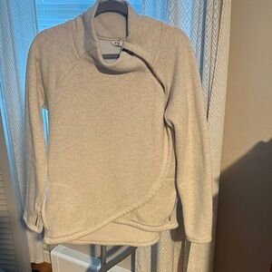 Athleta Cream Cowl Neck Sweater